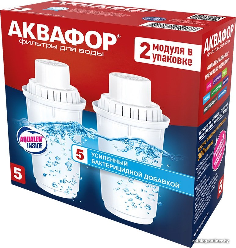 Комплект картриджей АКВАФОР B5 B100-5 (2 шт)