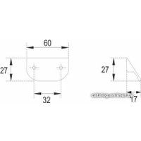 Ручка мебельная Boyard Tick RS156GR.3/32