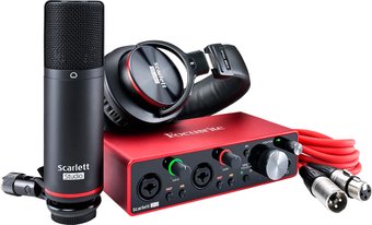 Комплект для звукозаписи Focusrite Scarlett 2i2 Studio (3-е поколение)