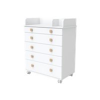 Детский комод Incanto Мишка с органайзером 800/5 PK-0060/00 (белый)