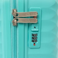 Чемодан-спиннер VALIGETTI 344-306/4-VG-18BIR (бирюзовый)