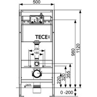 Унитаз подвесной Lauter Vortex 2110830 + TECE Kit 9400413 с кнопкой (белый)