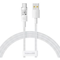 Кабель Baseus Gem Fast-Charging Data Cable USB Type-A - USB Type-C (1 м, белый)