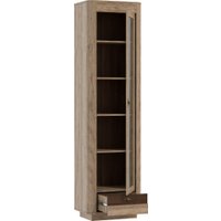 Шкаф-витрина Олмеко Фантазия 34.06 (дуб каньон/дуб кальяри)