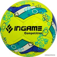 Футбольный мяч Ingame Competition IFB-102 (5 размер, желтый/голубой)