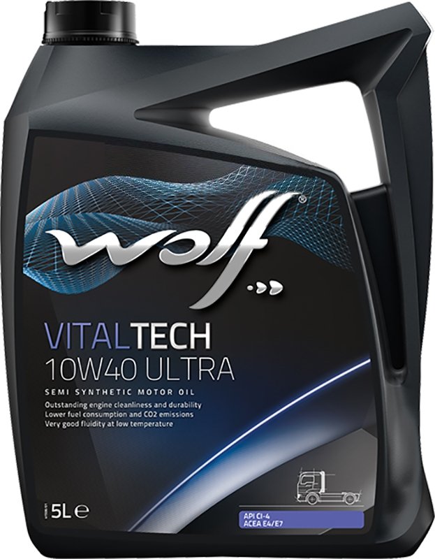 

Моторное масло Wolf VitalTech Ultra 10W-40 5л