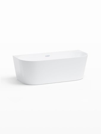 Ванна Wellsee Excellence Pro 140x70 28760101R (пристенная ванна белый глянец, экран, ножки, сифон-автомат хром)