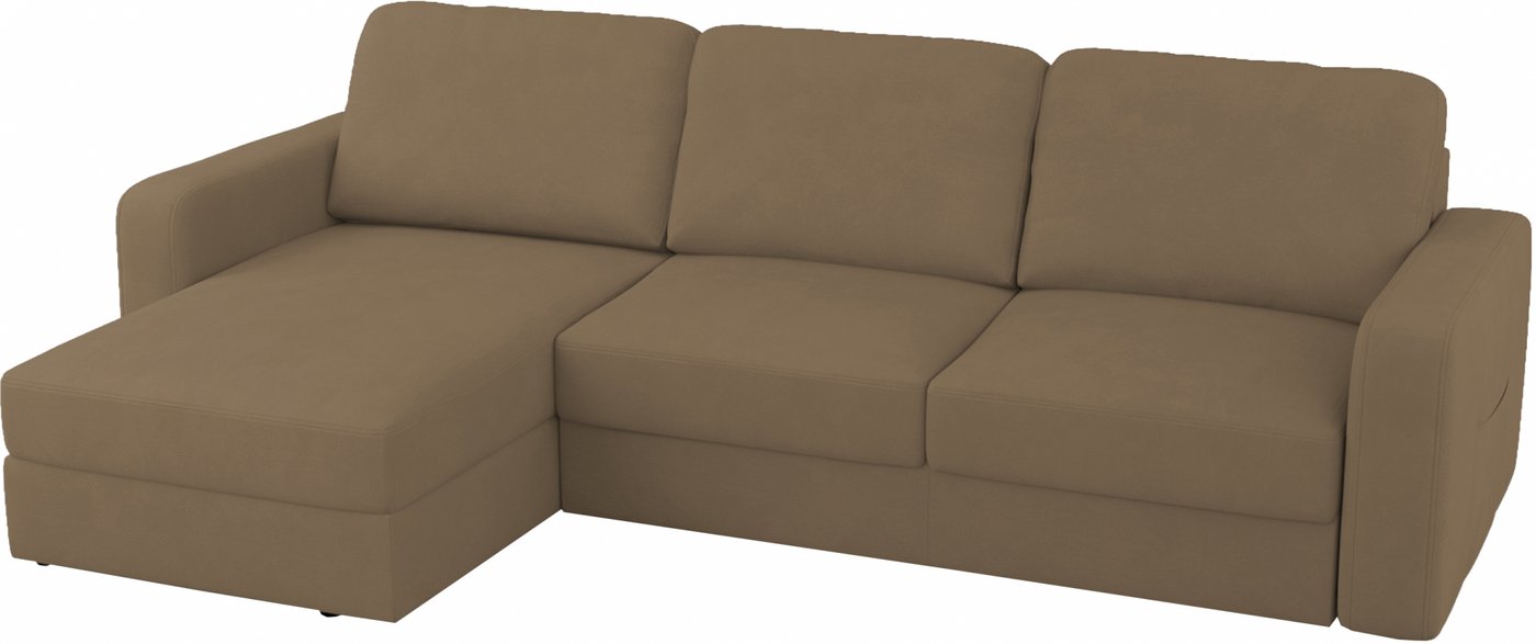 

Угловой диван Mio Tesoro Aurora левый (Velutto 03 коричневый)