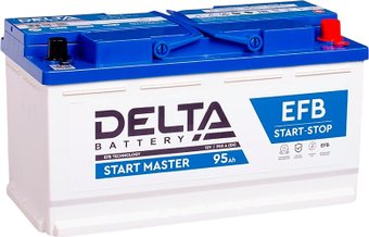 Автомобильный аккумулятор Delta EFB R+ (95 А·ч)