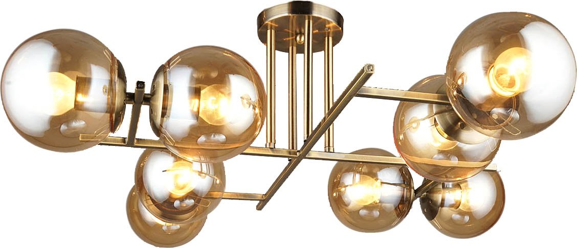 

Люстра средней высоты Mirastyle SX-N-8118/8 AB