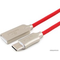 Кабель Cablexpert USB Type-A - USB Type-C CC-P-USBC02R-1M (1 м, красный)