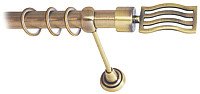 

Карниз для штор Lm Decor Стайл 165 1р гладкий 25мм (антик, 2.8м)