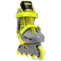 Роликовые коньки Onlitop 4605222 (р. 34-37, серый/желтый)