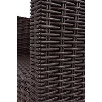 Скамейка ВПМ Ротанг 2-х местный 6199037 (темно-коричневый)