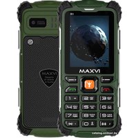 Кнопочный телефон Maxvi R1 (зеленый)