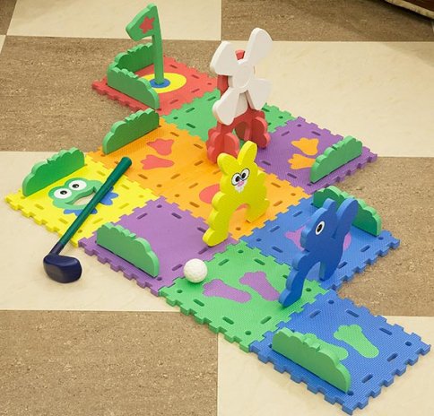 

Игровой коврик FunKids Пазл гольф сет