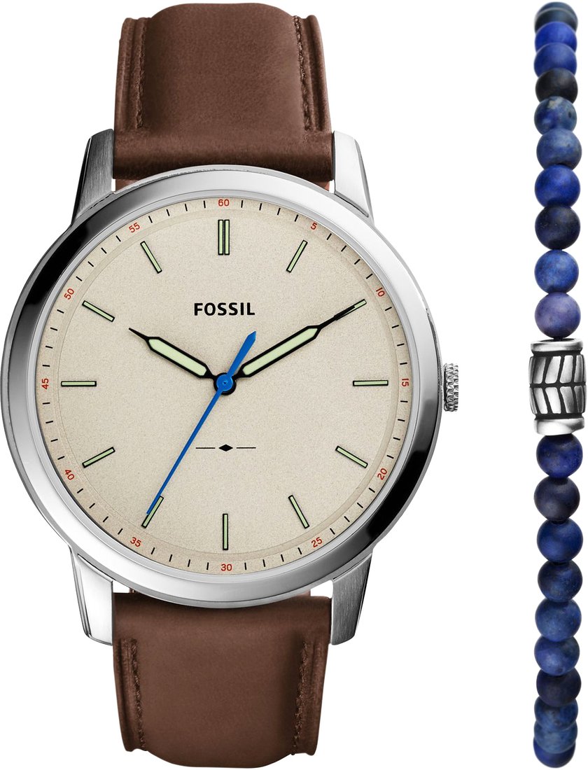 

Наручные часы с украшением Fossil Minimalist FS5966SET