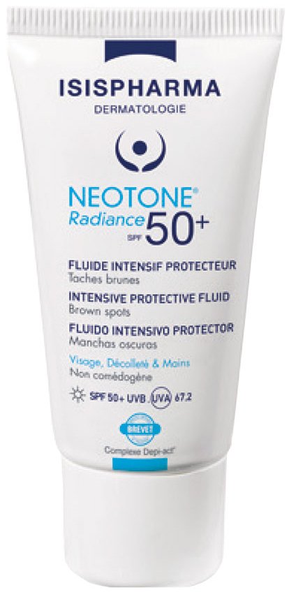 

Isis Pharma Neotone radiance SPF 50+ Флюид интенсивного действия от пигментных пятен 30 мл