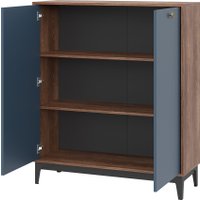 Тумба НК-Мебель Brass KM-2 (синий)