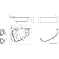 Ванна Ravak LoveStory II 196x139R C761000000