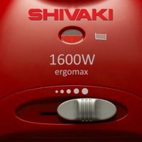 Пылесос Shivaki VCB 316 (с мешком, красный)