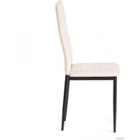 Стул TetChair Easy Chair металл/вельвет (светло-бежевый/черный)