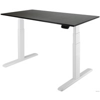 Стол для работы стоя ErgoSmart Unique Ergo Desk 1380x800x18мм (дуб мореный/белый)