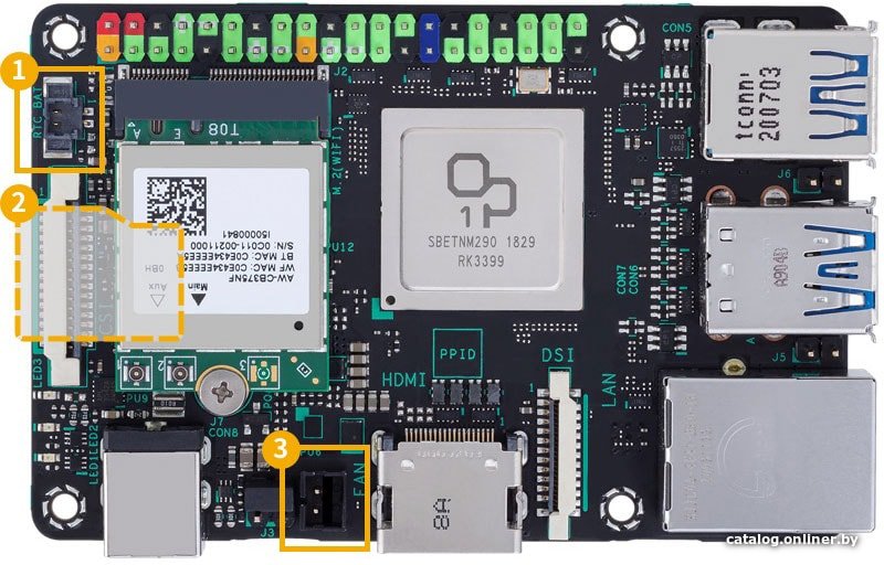 Одноплатный компьютер ASUS Tinker Board 2S 2GB