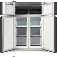 Четырёхдверный холодильник Hyundai CM45043F (черная сталь)