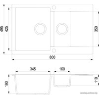 Кухонная мойка TEKA Clivo 60 B-TQ Алюминий [40148021]