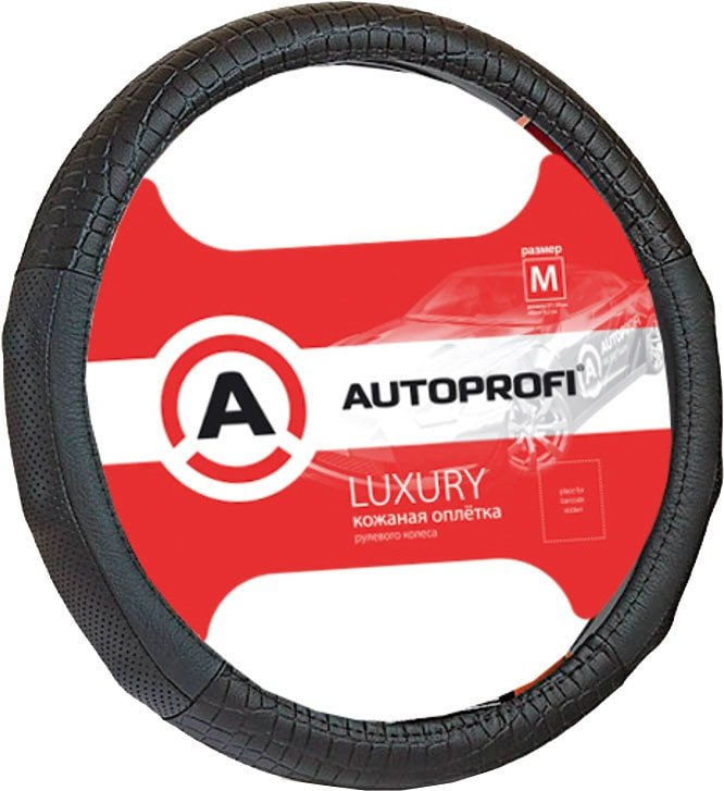 

Оплетка на руль Autoprofi AP-1040 BK (M) (черный)