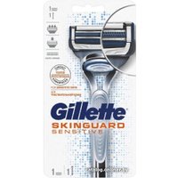 Бритвенный станок Gillette Skinguard Sensitive 1 сменная кассета 7702018488087