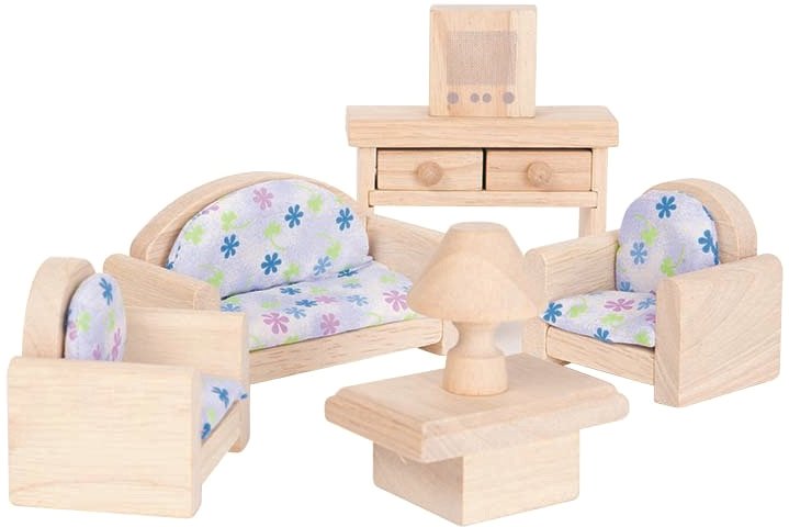 

Аксессуары для кукольного домика Plan Toys Гостиная Классик 9015