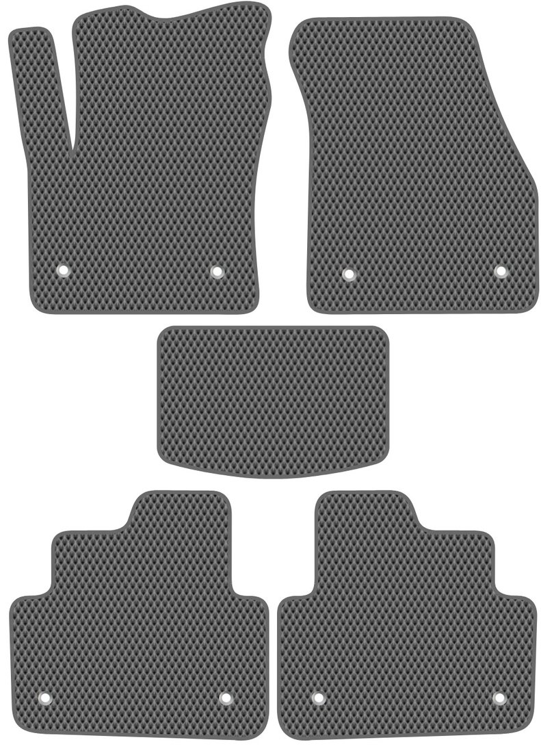 

Комплект ковриков для авто Alicosta Land Rover Range Rover Evoque II (suv / L551) 2018 - Н.В. (серый, ромб)