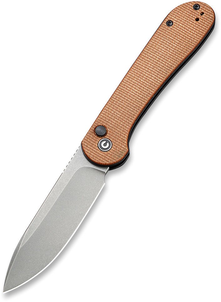 

Складной нож Civivi Button Lock Elementum 14C28N Steel Handle C2103D (коричневый)