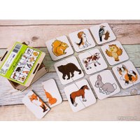 Развивающая игрушка ToySib Картинки-половинки Животные TS-03030