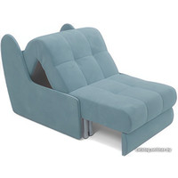 Кресло-кровать Мебель-АРС Барон №2 (велюр, голубой Luna 089) в Барановичах