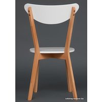 Стул TetChair Maxi (белый/бук натуральный)