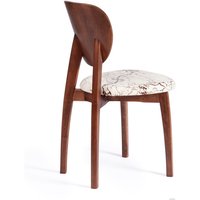 Стул TetChair Diamante мягкое сиденье (коричневый/крекс айвори)