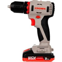 Дрель-шуруповерт Crown CT21091HX-2 BMC (с 2-мя АКБ, кейс)