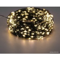 Новогодняя гирлянда Neon-Night Роса с контроллером 100 м 303-296 (теплый белый)