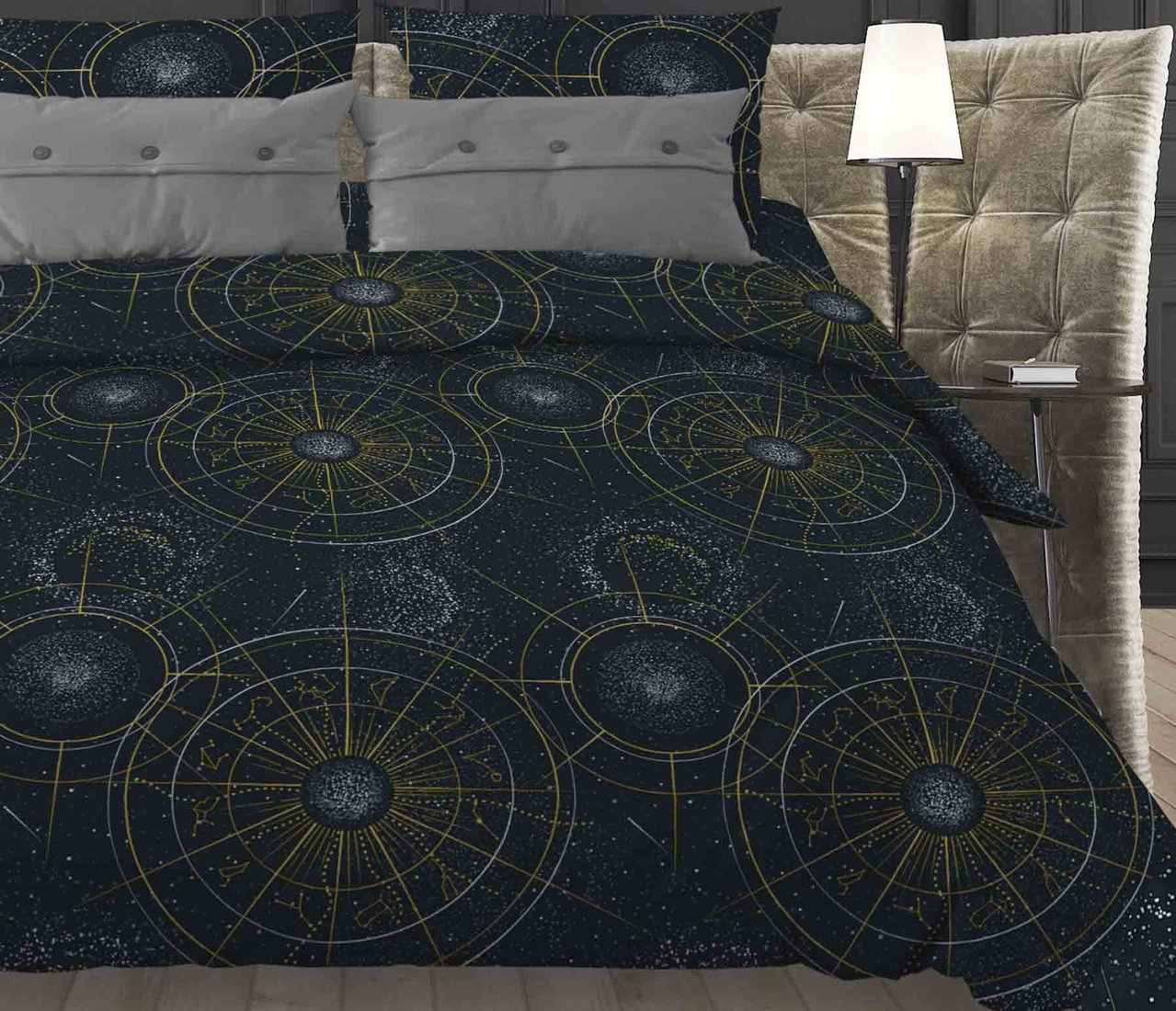 

Постельное белье Бояртекс №319 Созвездие Вид 8/3 1.5сп (бязь)