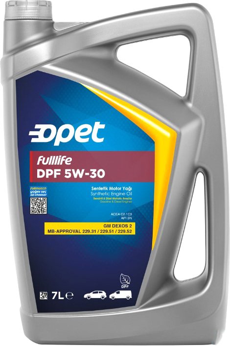 

Моторное масло Opet Fulllife DPF 5W30 7л