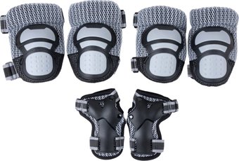 Комплект защиты Tech Team Safe Fit Teens 4.0 NN013950 (M, серый)