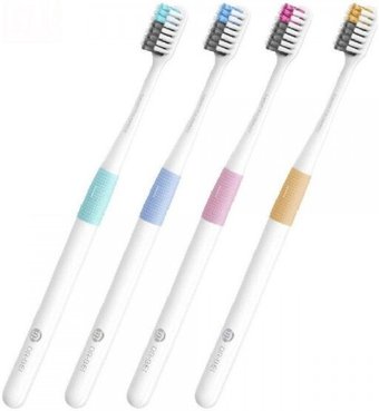 Набор зубных щеток Dr.Bei Doctor B Bass Method Toothbrush 4 шт