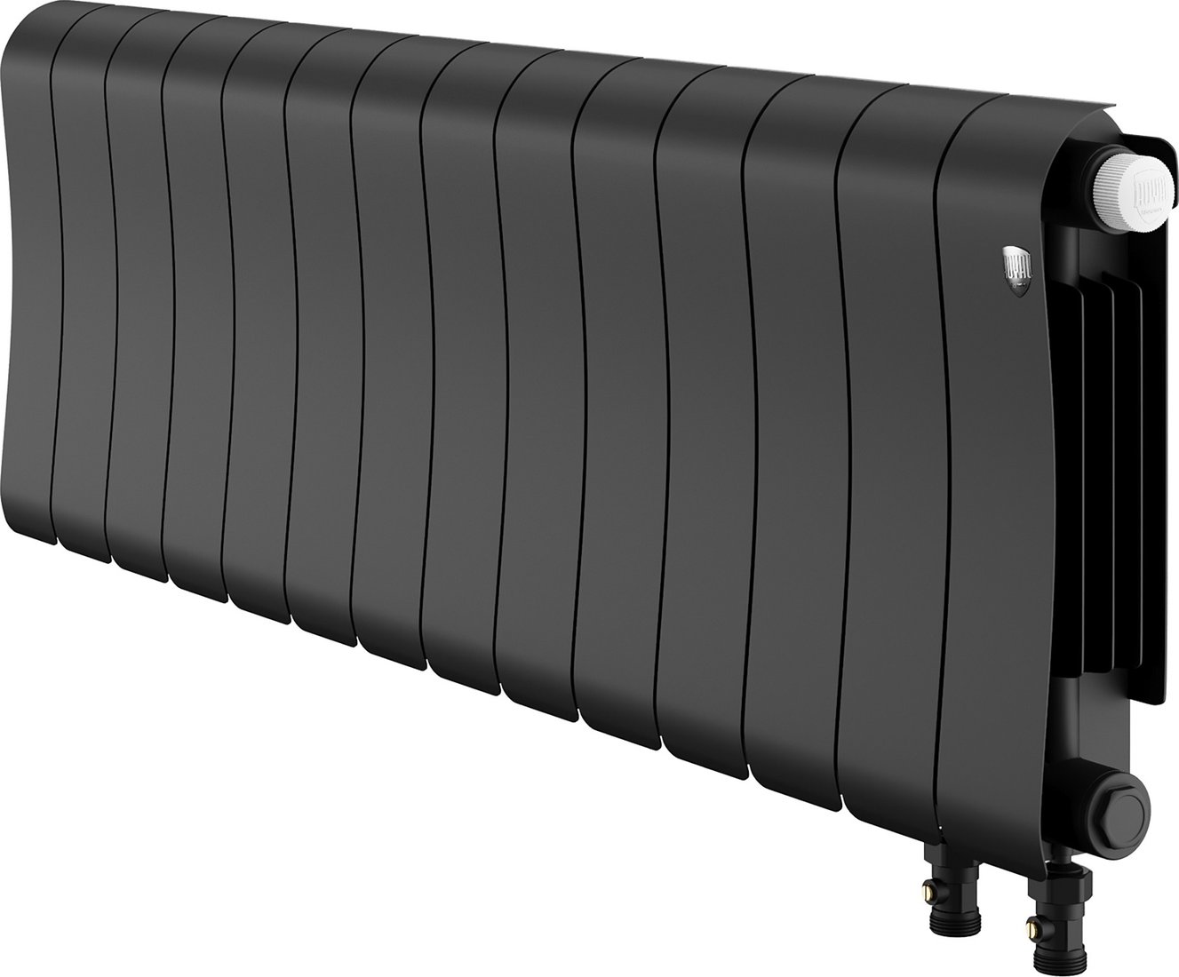 

Биметаллический радиатор Royal Thermo Infinity 300 Noir Sable VR80 - 14 секций