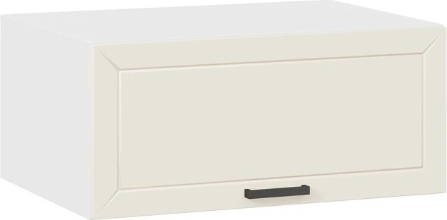 

Шкаф навесной Трия Лорас 1В8Г с одной откидной дверью (белый/холст брюле)