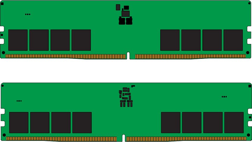 

Оперативная память Kingston ValueRam 2x32ГБ DDR5 5200 МГц KVR52U42BD8K2-64