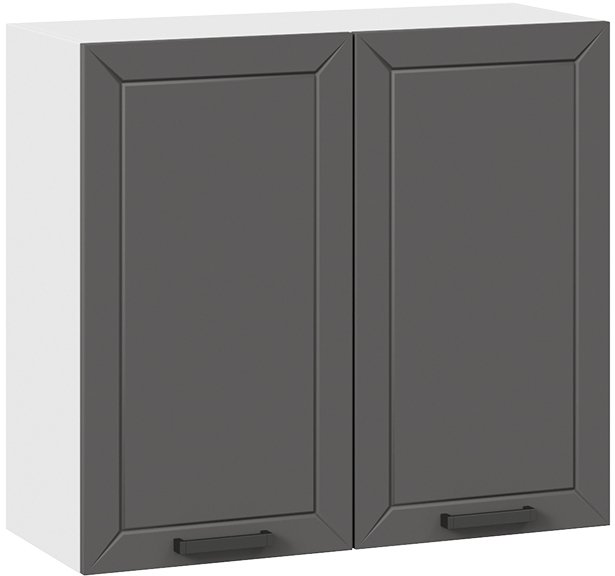 

Шкаф навесной Трия Лорас 1В8 (белый/холст вулкан)