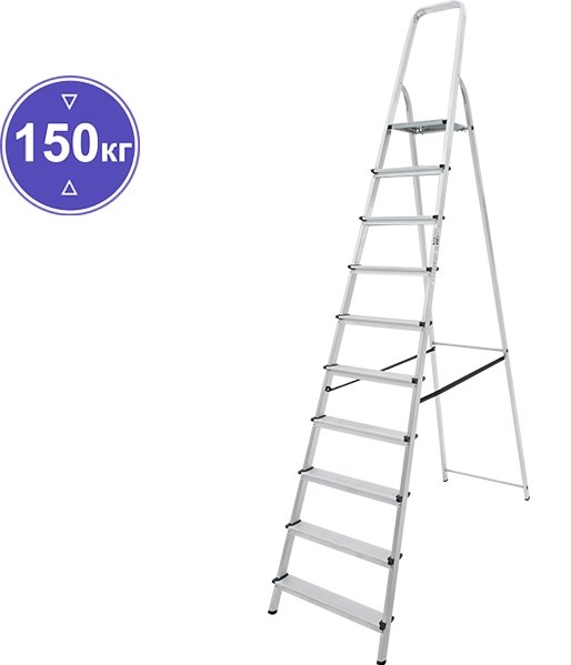 

Лестница-стремянка Новая высота NV 111 алюминиевая 10 ступеней (1110110)